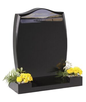wg5 cemetery memorial with bespoke hand painted scene