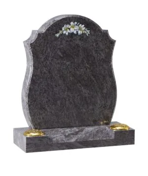 wg8 cemetery memorial with painted lilies