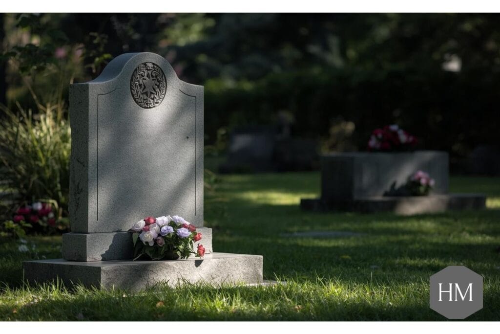 headstone in churchyard