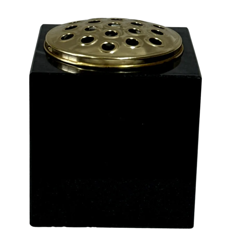 Memorial Vase – Black Granite